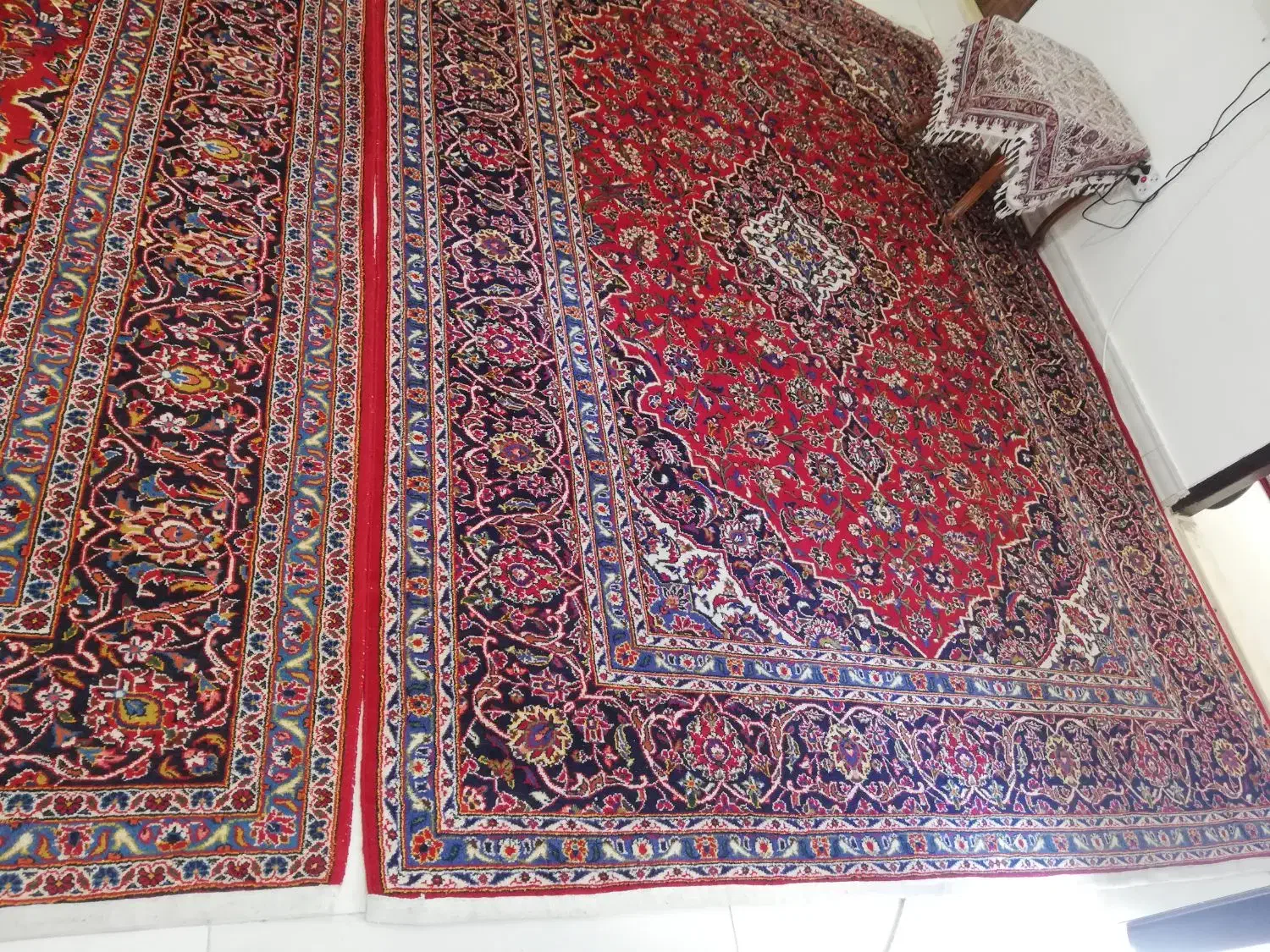 2 تخته فرش 9متری دستباف خیلی خوب وسالم|فرش|اراک, |دیوار