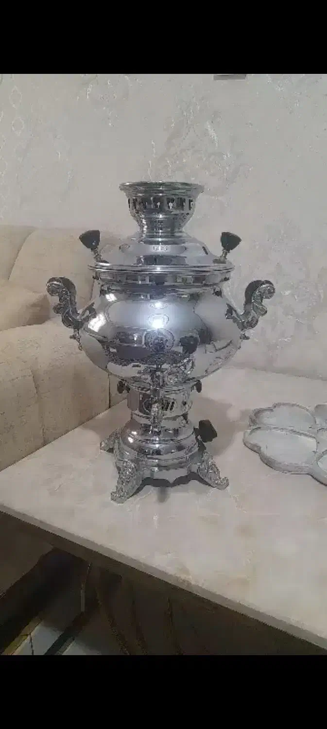 سماور ده لیتری تینا|سماور، چایساز، قهوهساز|الیگودرز, |دیوار