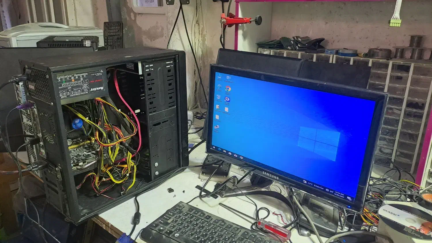 کامپیوتر کامل i5 4690 گرافیک gt710 انویدیا|رایانه رومیزی|قم, علی آباد سعدگان|دیوار