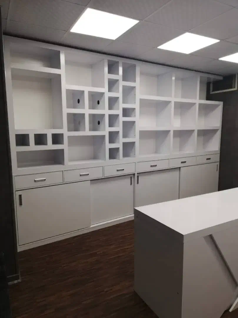 قفسه ویترین کمددار هایگلاس|کتابخانه، شلف، قفسه‌های دیواری|اصفهان, خلجا|دیوار