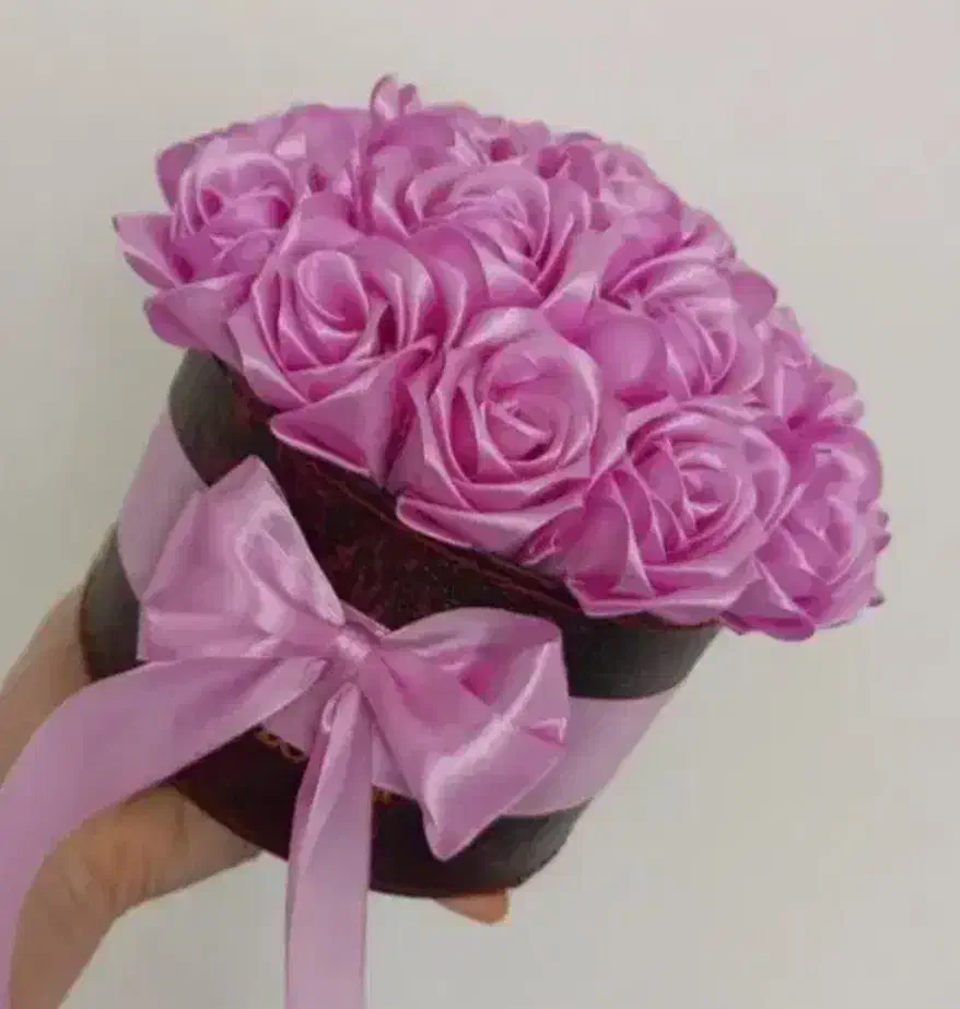 باکس گل ربانی صورتی|گل مصنوعی|پیشوا, |دیوار