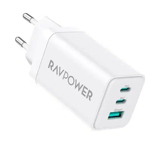 شارژر دیواری راوپاور 3 پورت 65 وات|لوازم جانبی موبایل و تبلت|شیراز, ملاصدرا|دیوار