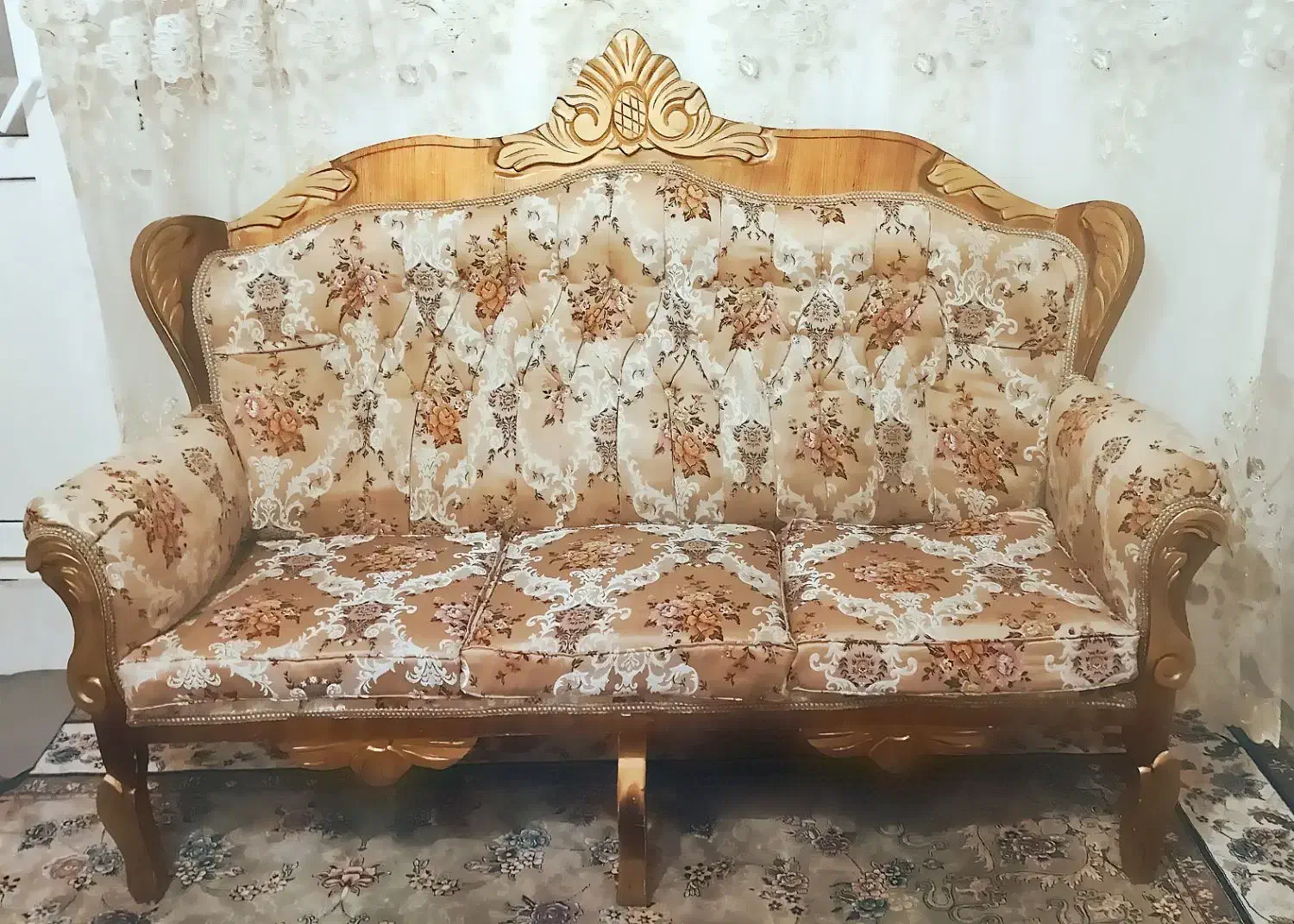 مبل سلطنتی زیبا و سالم|مبلمان خانگی و میز عسلی|سنندج, |دیوار
