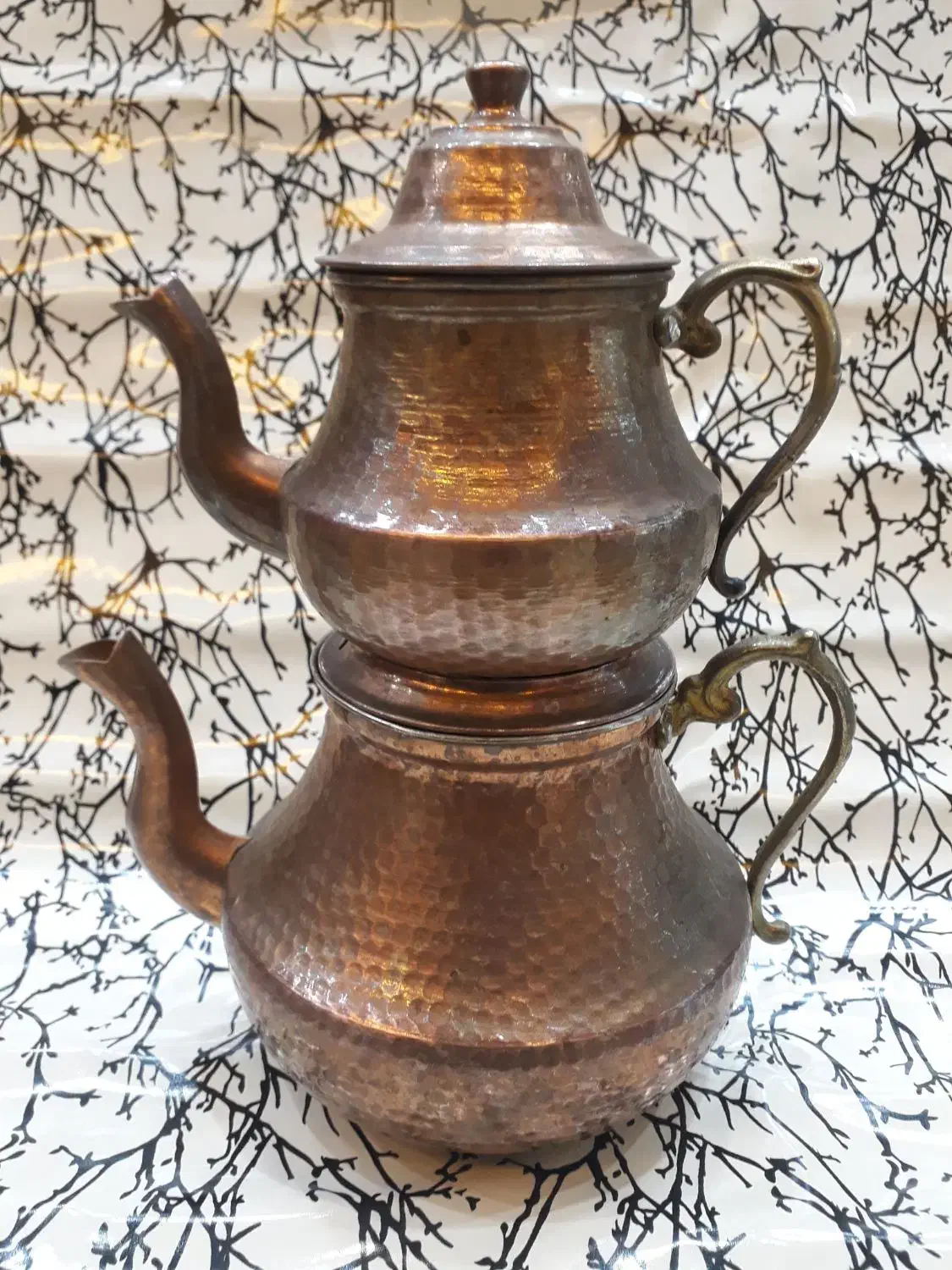 کتری قوری مسی|ظروف سرو و پذیرایی|سبزوار, باهنر|دیوار