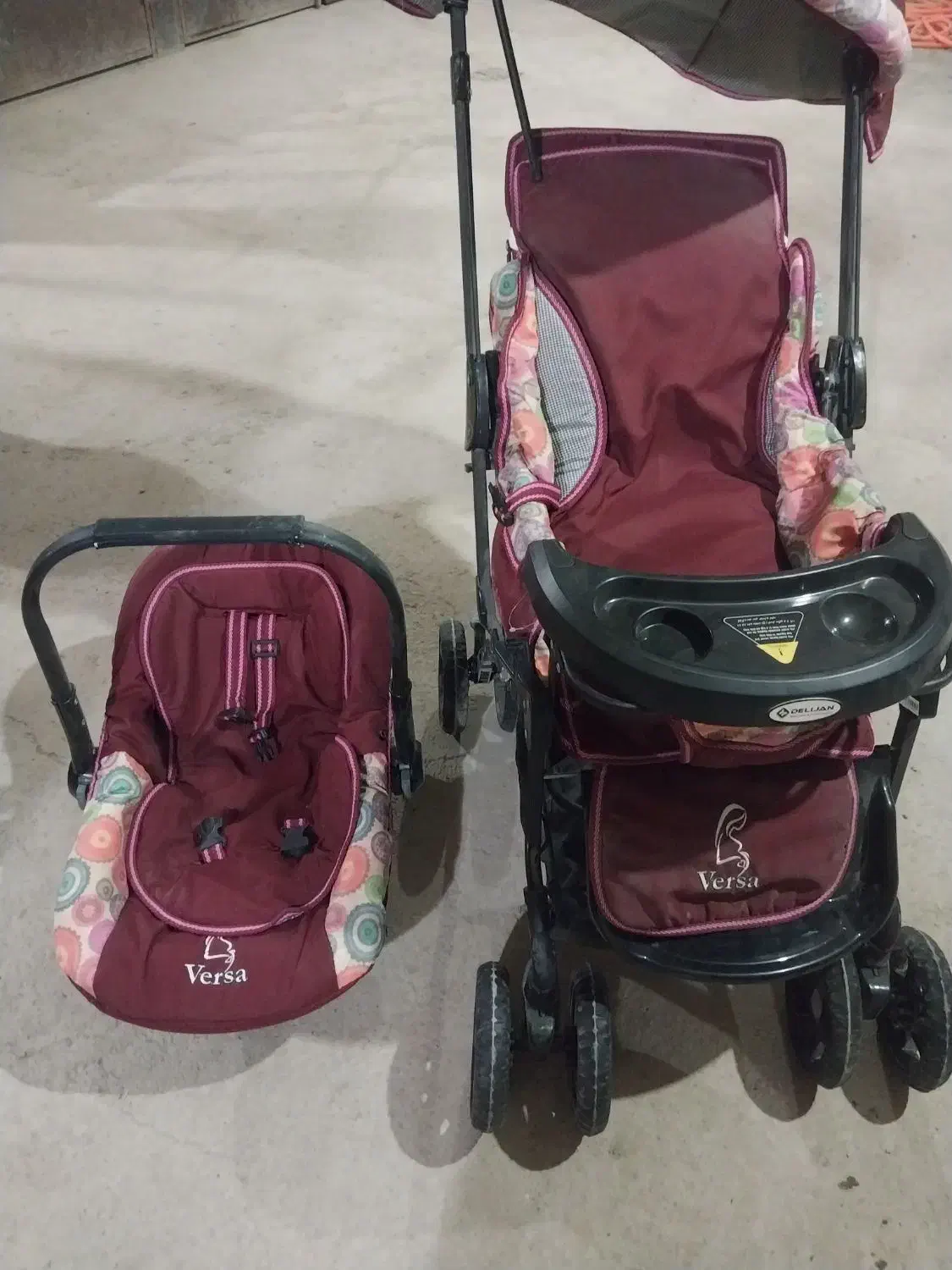 ست کالیسکه و کریر و تخت|اسباب و اثاث بچه|اردبیل, |دیوار