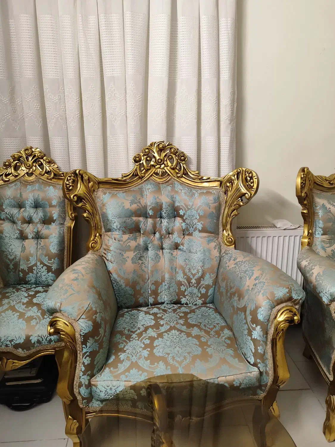 مبل استیل ۹ نفره|مبلمان خانگی و میز عسلی|هشتگرد, شهرک ریحانه|دیوار