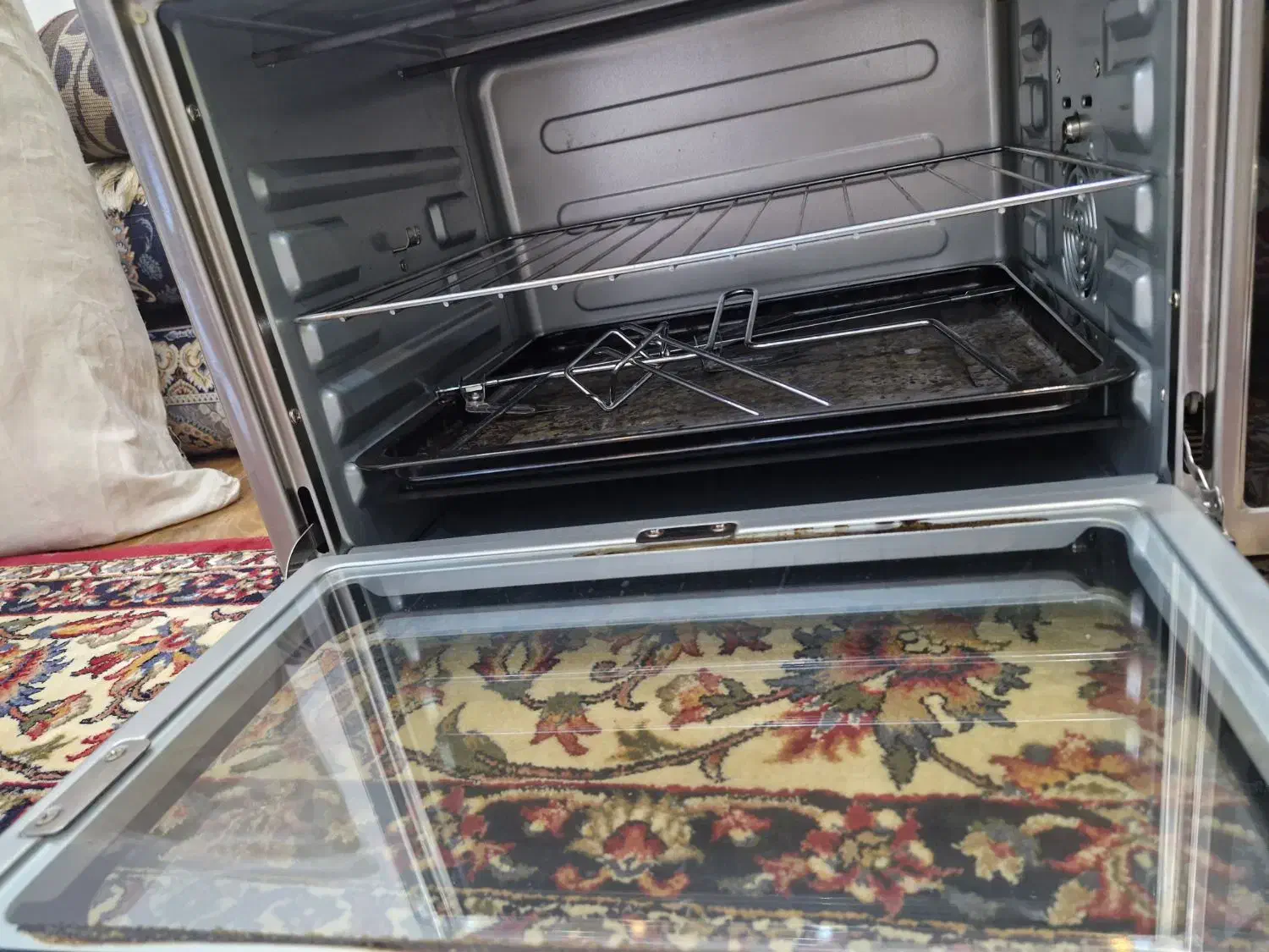 آون توستر استیل مارک کویین|اجاق گاز و لوازم برقی پخت‌وپز|شهرکرد, |دیوار