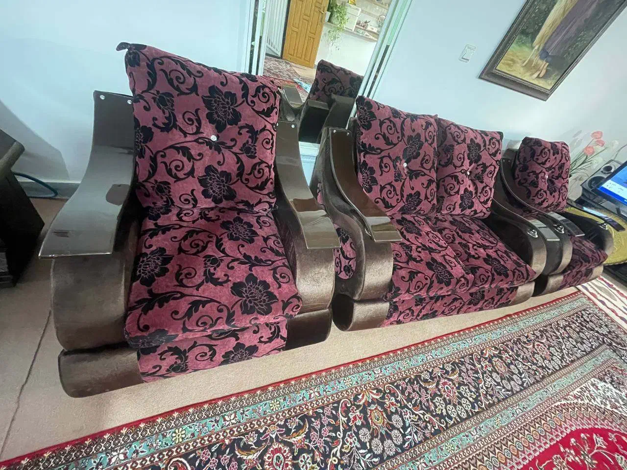 مبل راحتی ۷ نفره|مبلمان خانگی و میز عسلی|تنکابن, |دیوار