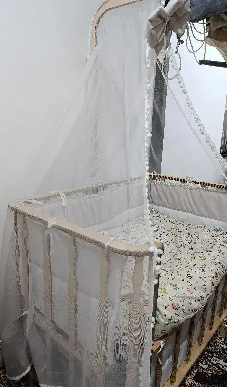 تخت کنار مادر|تخت و صندلی بچه|جیرفت, |دیوار