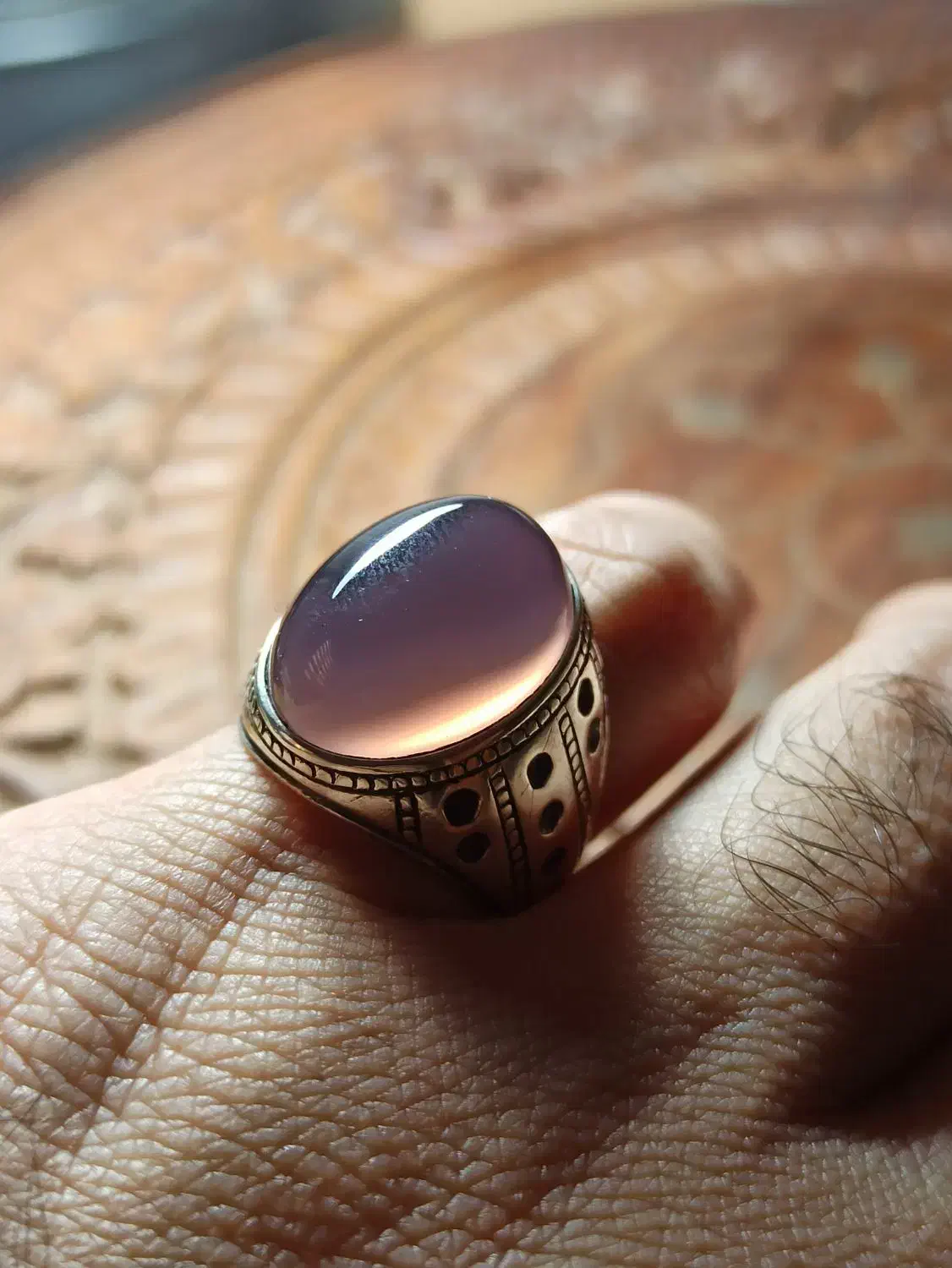 انگشتر عقیق سوسنی کمیاب|جواهرات|رشت, شهرک صبا|دیوار