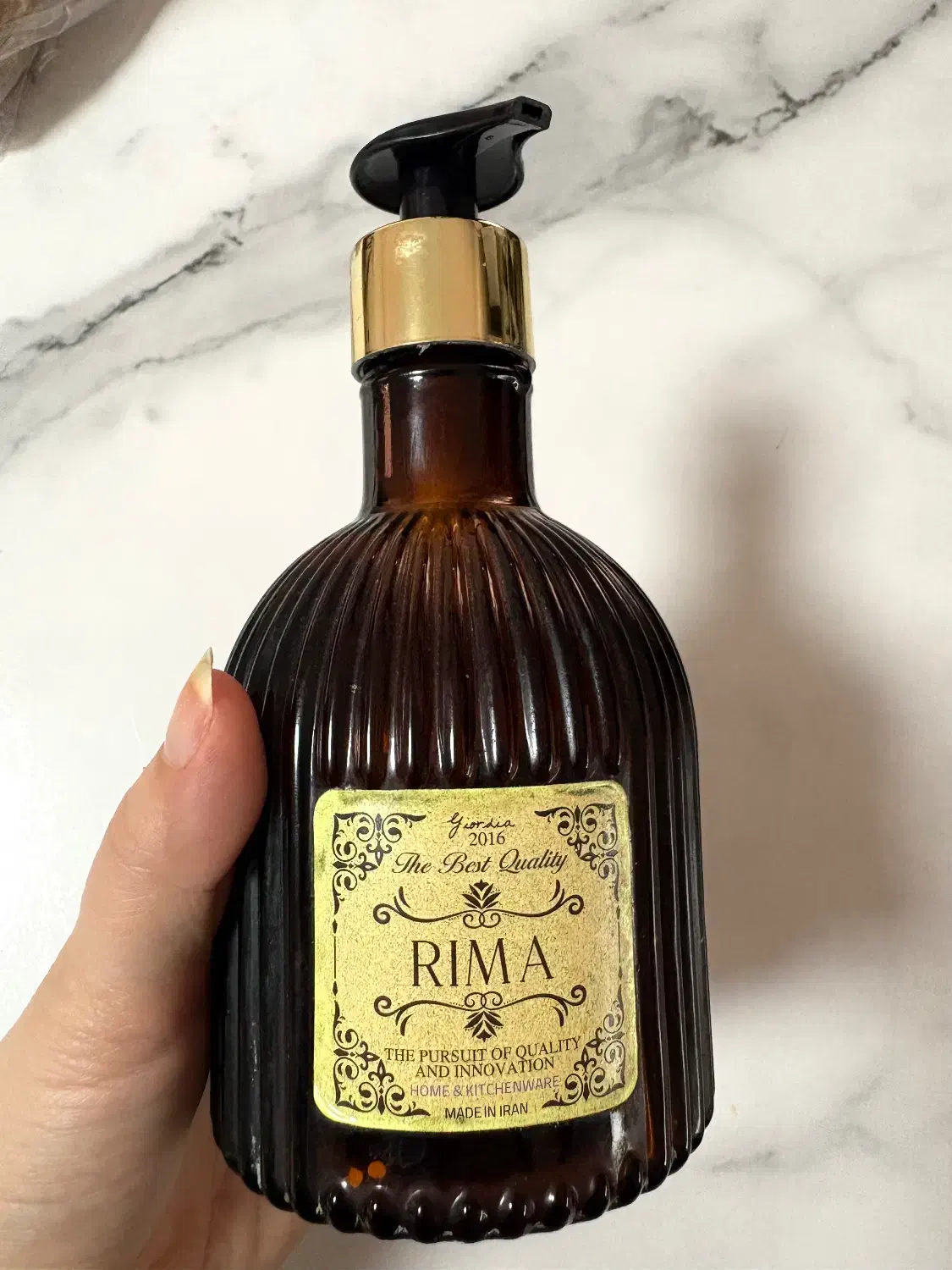 جا مایع پمپی شیشه ای ریما|لوازم سرویس بهداشتی|بابل, |دیوار