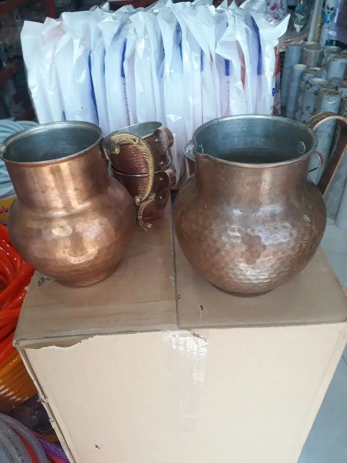 پارچ ولیوان مس|ظروف سرو و پذیرایی|سبزوار, جوادیه شرقی|دیوار