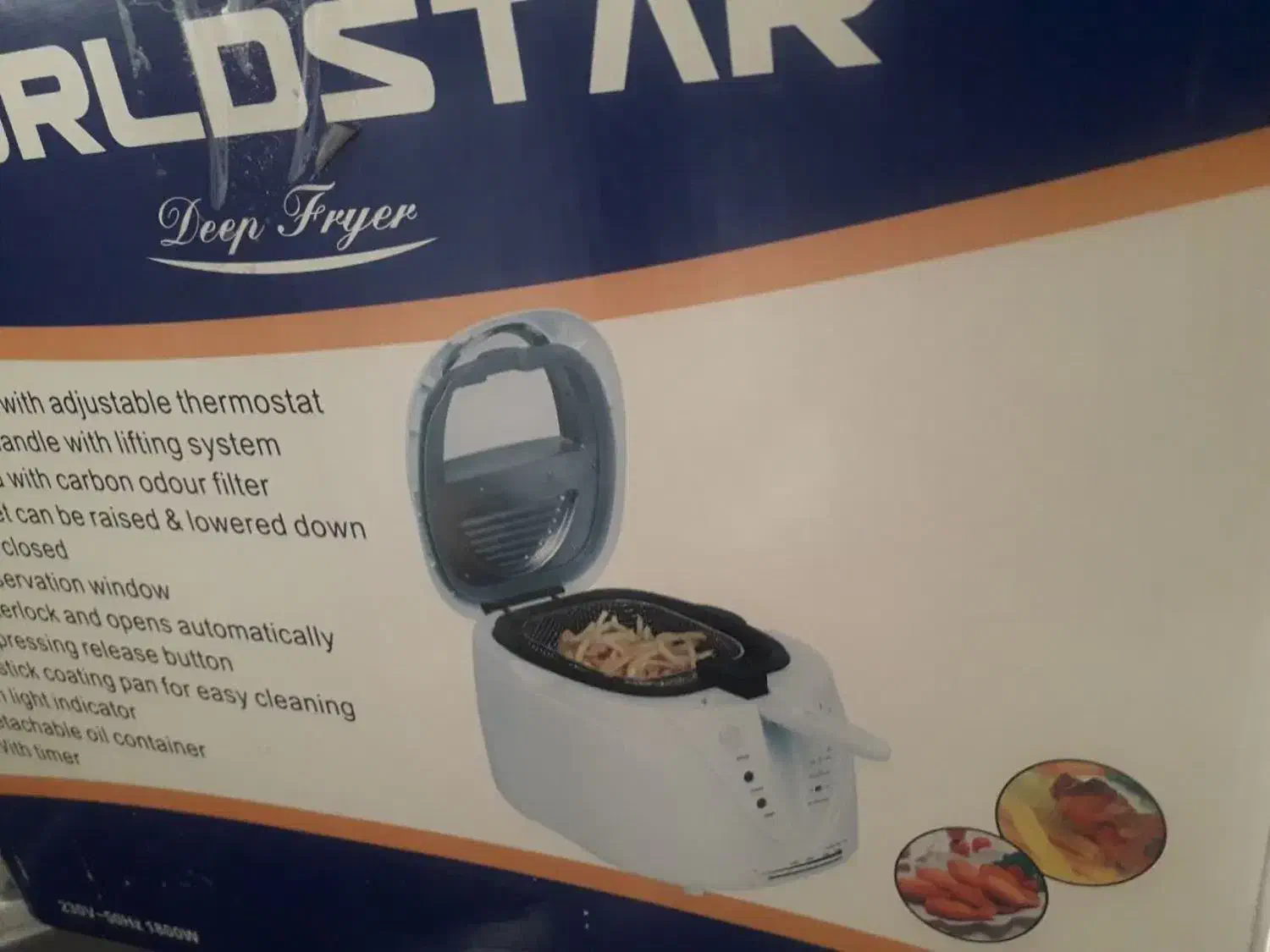 سرخ کن ۲/۵ لیتری ورلداِستار|اجاق گاز و لوازم برقی پخت‌وپز|خرمدره, |دیوار