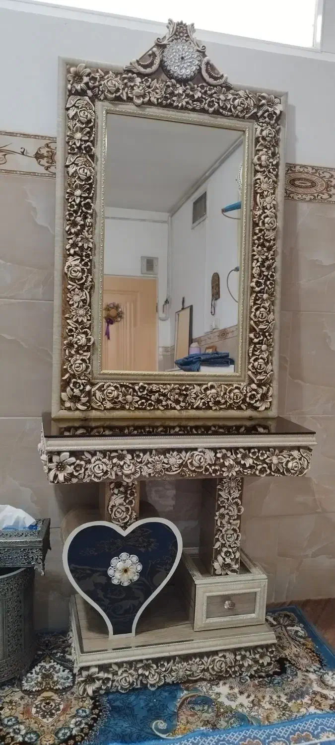 آینه و شمعدون|آینه|صباشهر, |دیوار