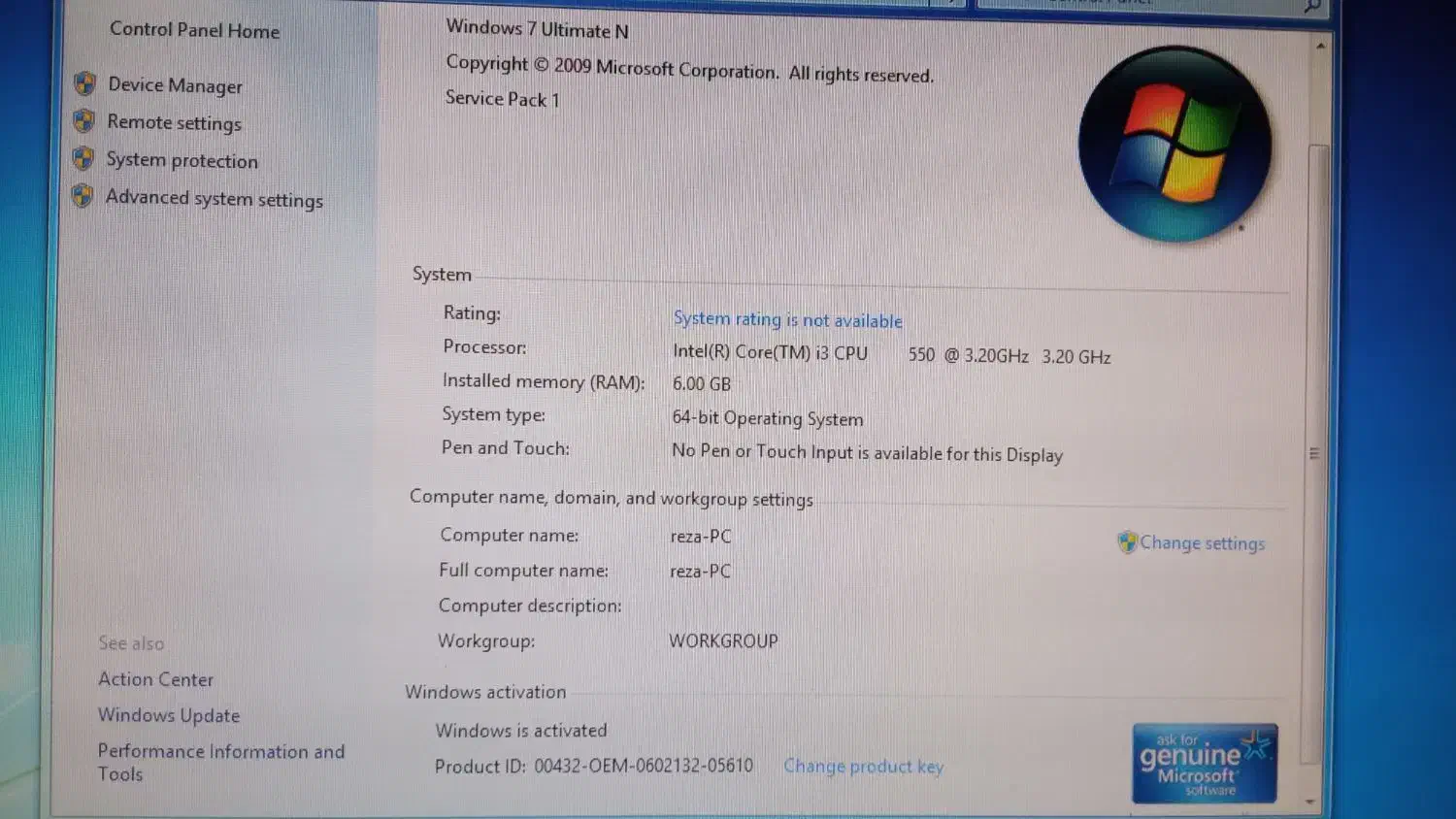 کامپیوتر اداری و مهندسی به همراه پرینتر کنون|رایانه رومیزی|سهند, |دیوار