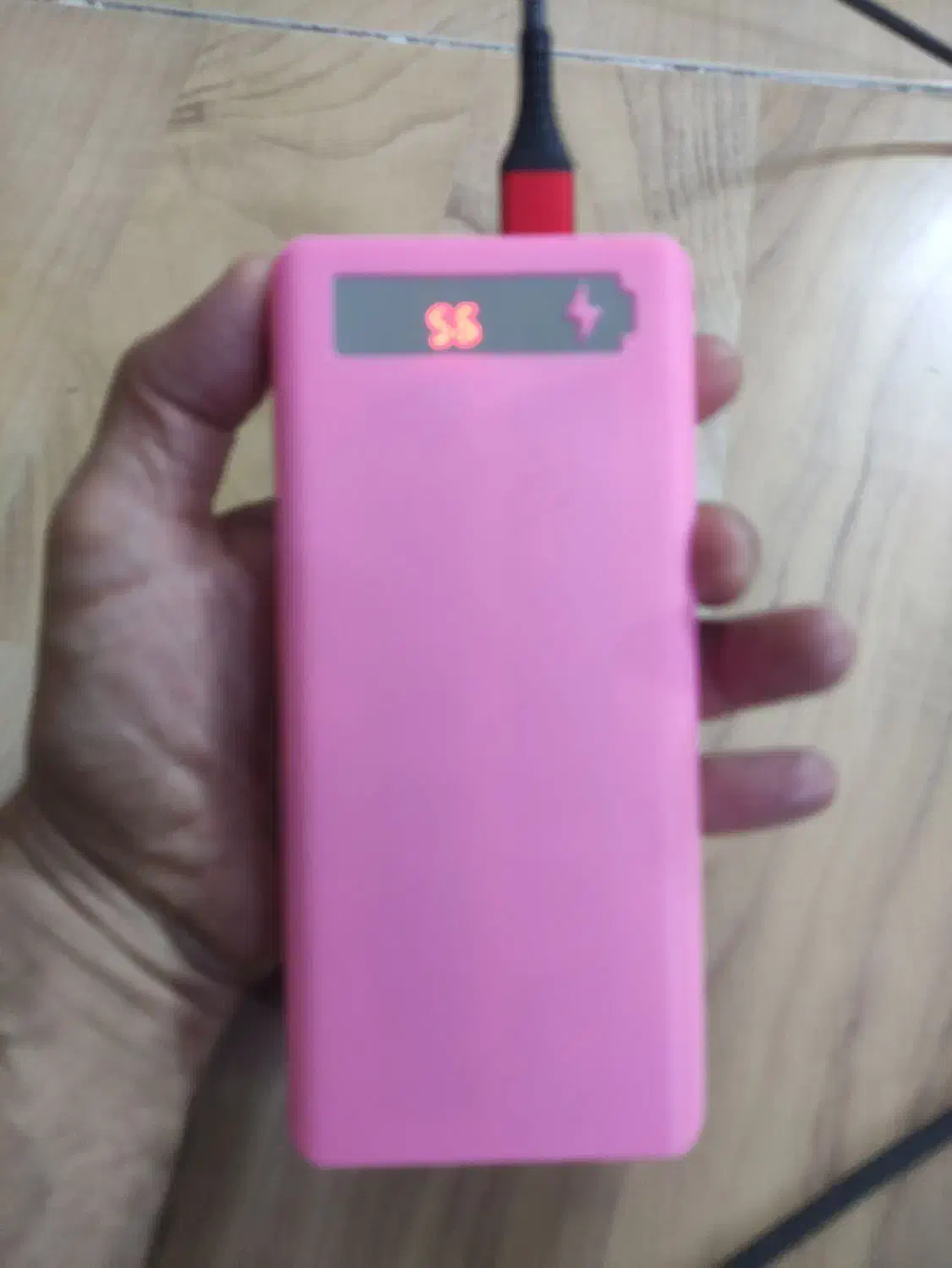 پاور بانک صورتی 20000 باتری قلمی قابل تعویض|لوازم جانبی موبایل و تبلت|مشهد, فدک|دیوار