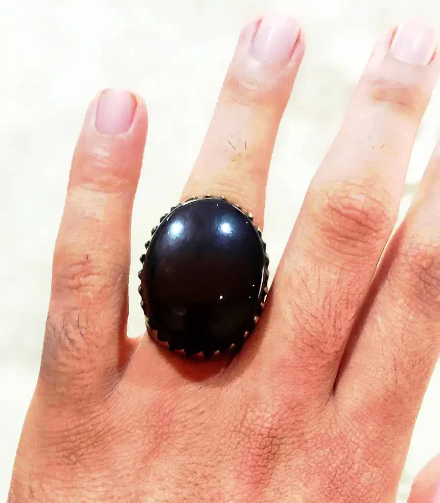 دوتا انگشتر عقیق با عیار بالا نقره|بدلیجات|سوسنگرد, |دیوار