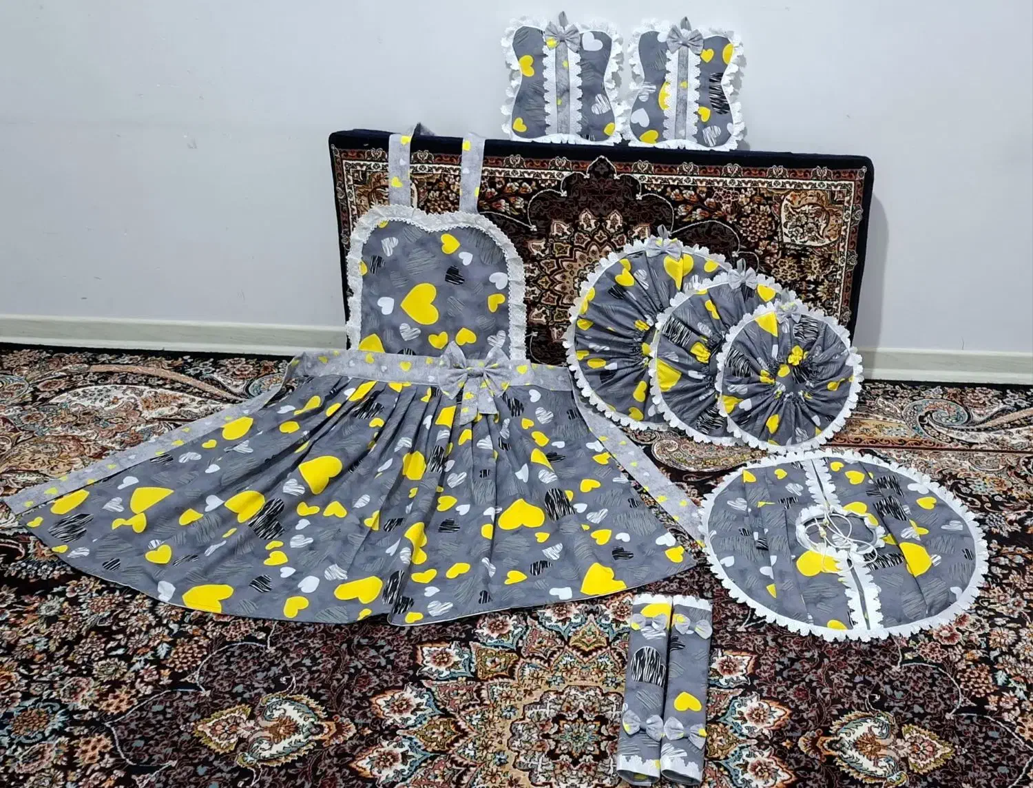 دوخت انواع سرویس آشپزخانه|سفره، حوله، دستمال آشپزخانه|کرمانشاه, |دیوار