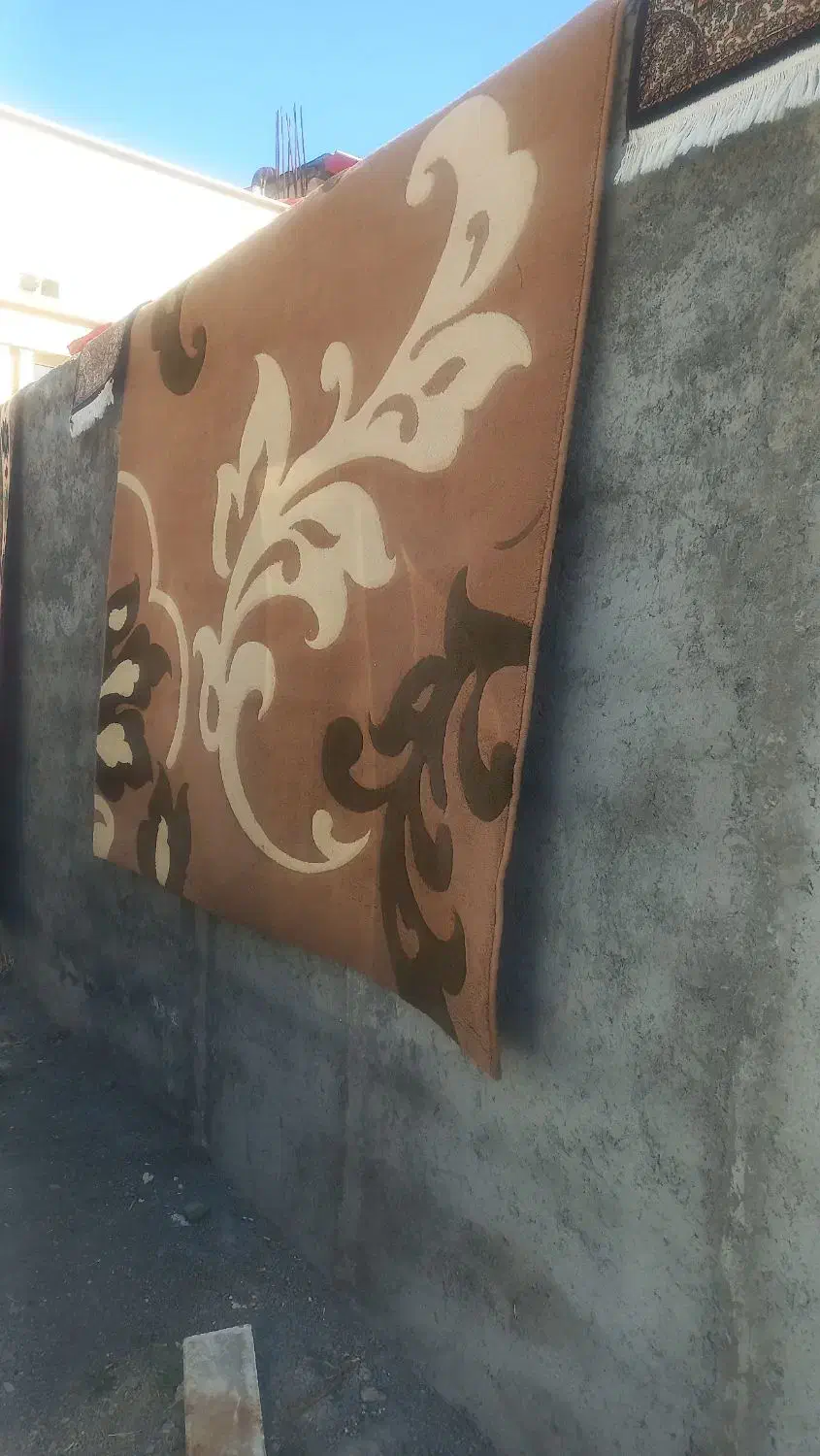 دوعددفرش ۶متری تازه شسته شده|فرش|خلخال, |دیوار