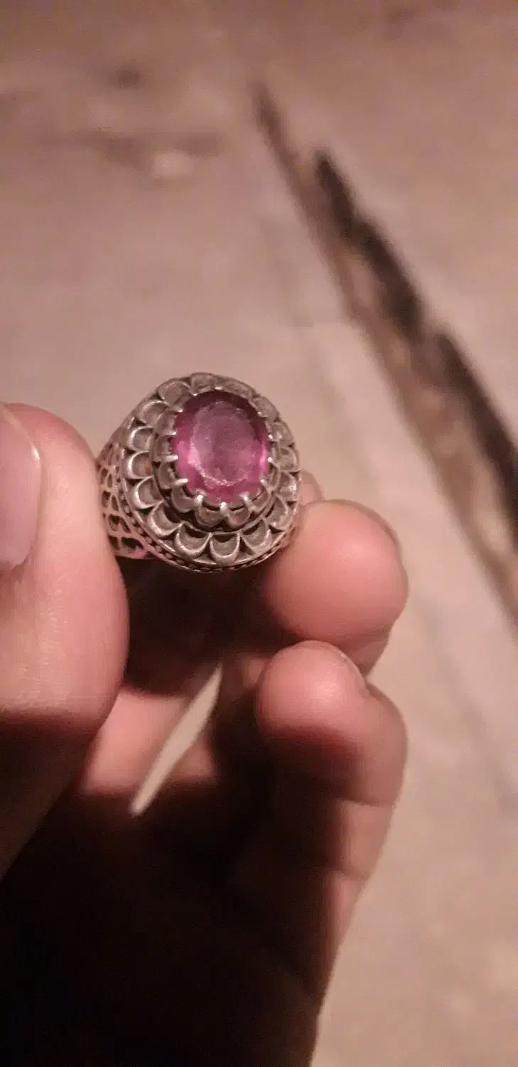 انگشتر نقره کوارتز لیمویی چند رنگ|جواهرات|خاش, |دیوار