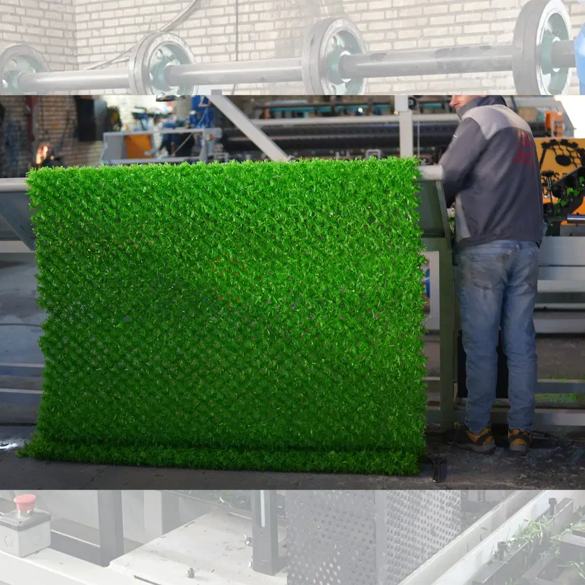 دستگاه تولید فنس چمنی(حصار سبز)|ماشین‌آلات صنعتی|تبریز, |دیوار