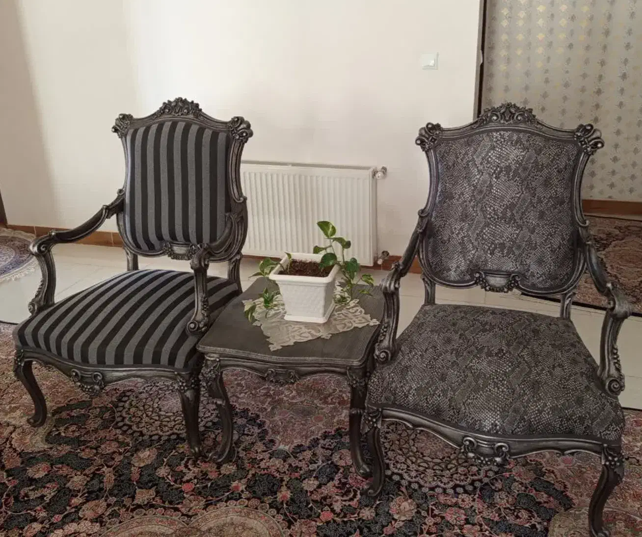 مبلمان و ناهار خوری کلاسیک|مبلمان خانگی و میز عسلی|پرند, فاز ۴|دیوار