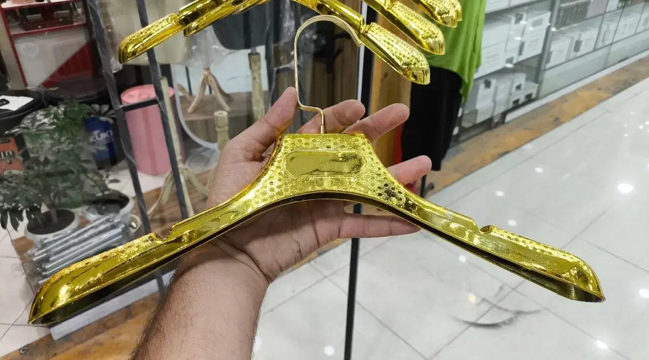 چوب لباسی اپل دار طلایی|بندرخت و رخت‌آویز|سنندج, |دیوار