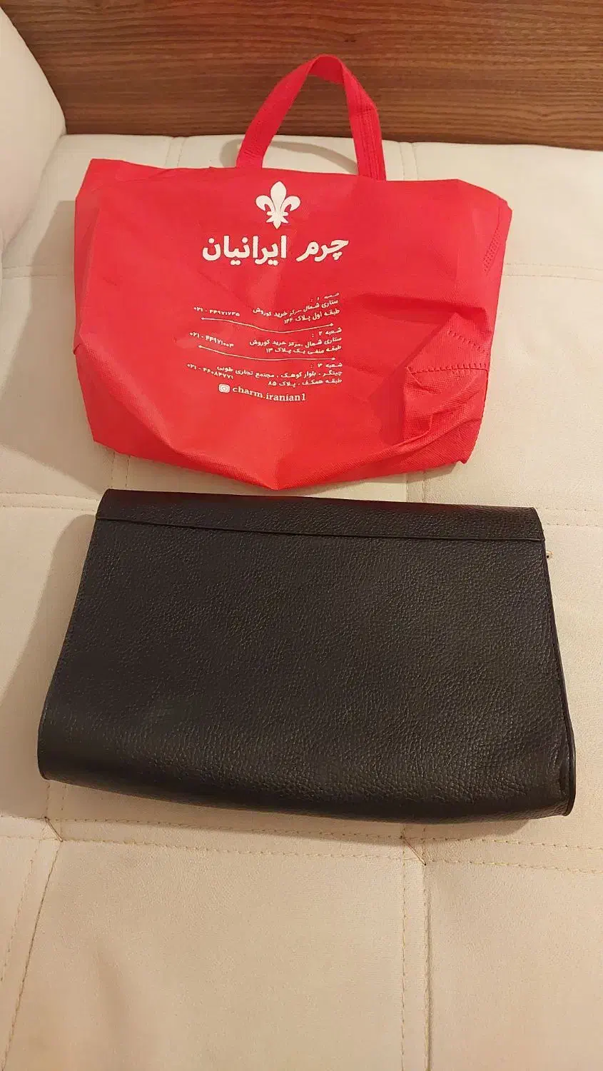 کیف شب مجلسی چرم بسیار شیک|کیف، کفش، کمربند|یزد, |دیوار