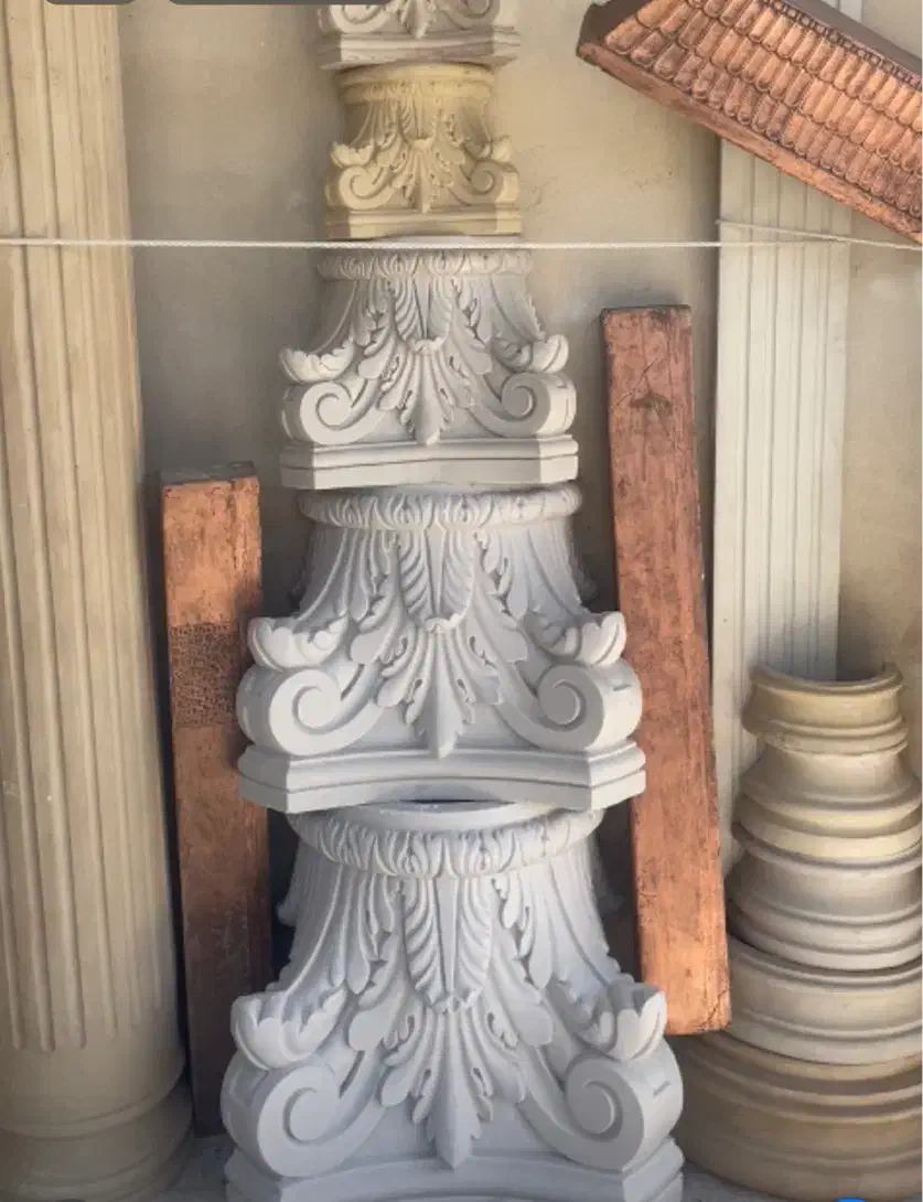 مدل الماس / تاج سرستون مربع در 8 سایز / سراهی گرد|مصالح و تجهیزات ساختمان|قدس, شهرقدس|دیوار