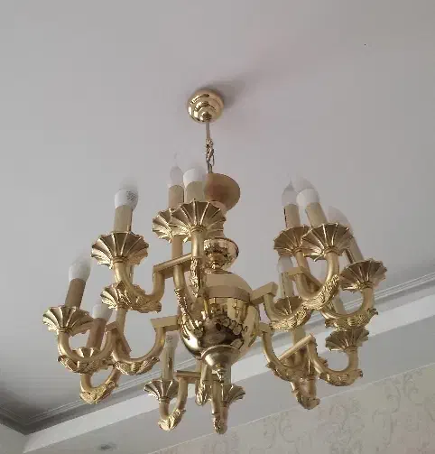 لوستراب طلا|لوستر و چراغ آویز|گلپایگان, |دیوار