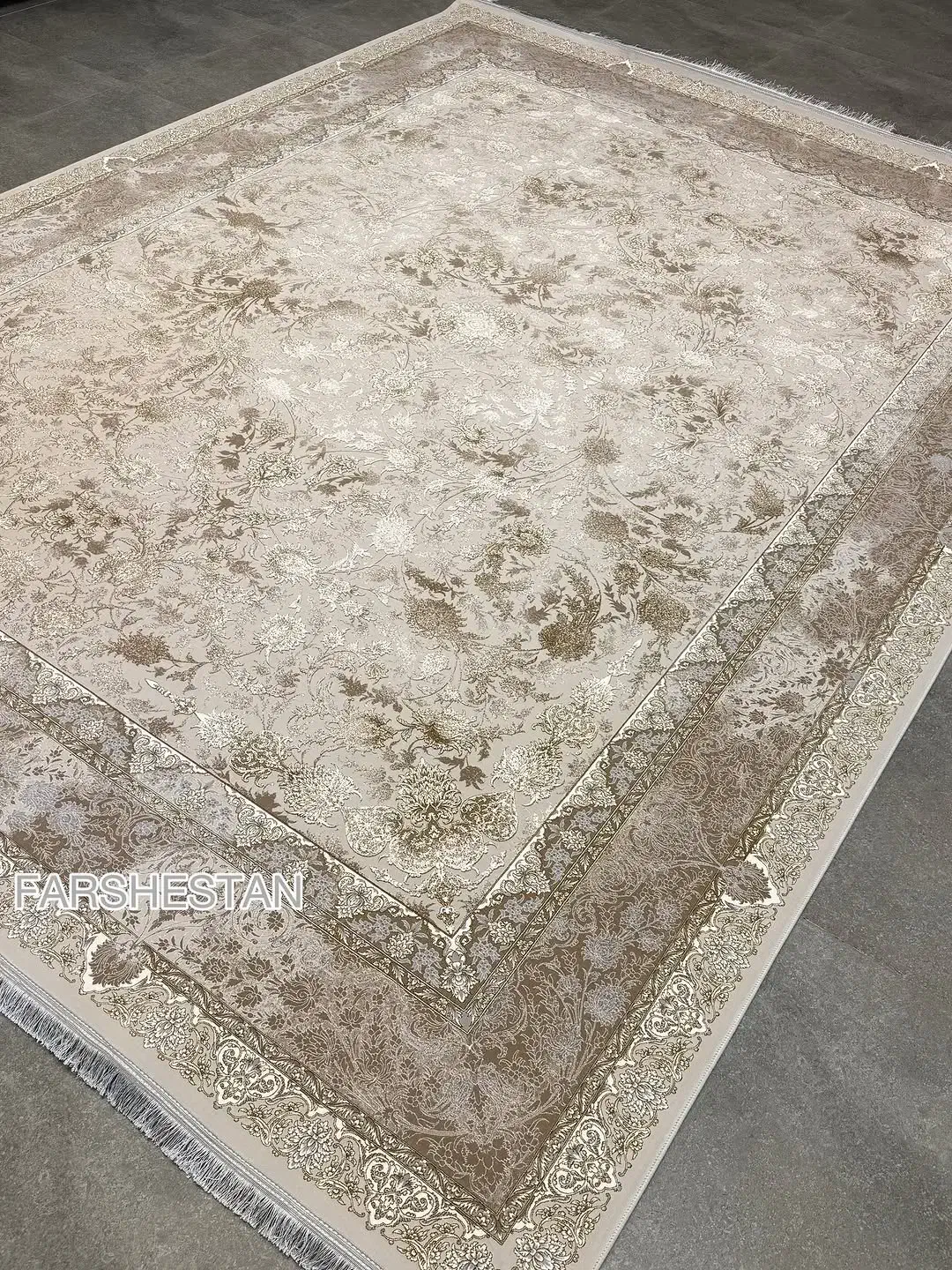 فرشتان کد۶۷۸۰ جدید۱۲۰۰ شانه رسید تنوع بالا|فرش|شیراز, قلات|دیوار