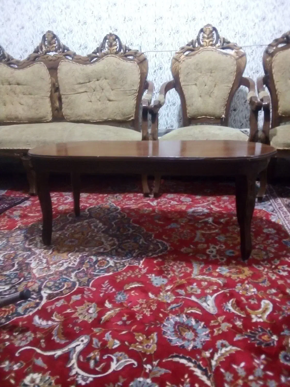 مبل سلطنتی|مبلمان خانگی و میز عسلی|زرند, |دیوار