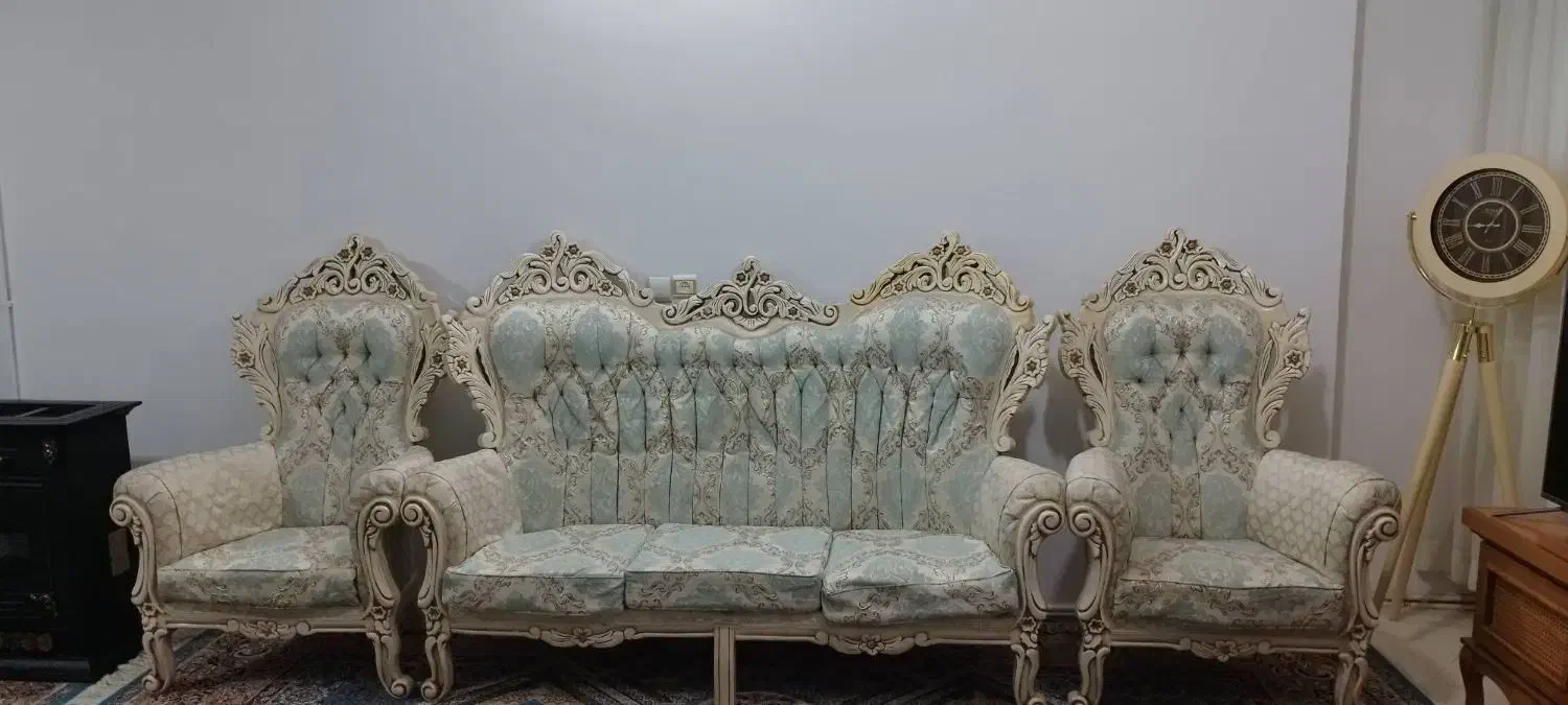 مبل سلطنتی|مبلمان خانگی و میز عسلی|مشهد, چهارچشمه|دیوار