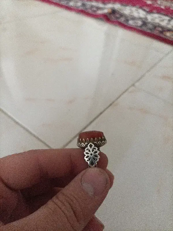 انگشتر نقره نگین یمنی|کلکسیون اشیاء عتیقه|پردیس, فاز ۱۱|دیوار