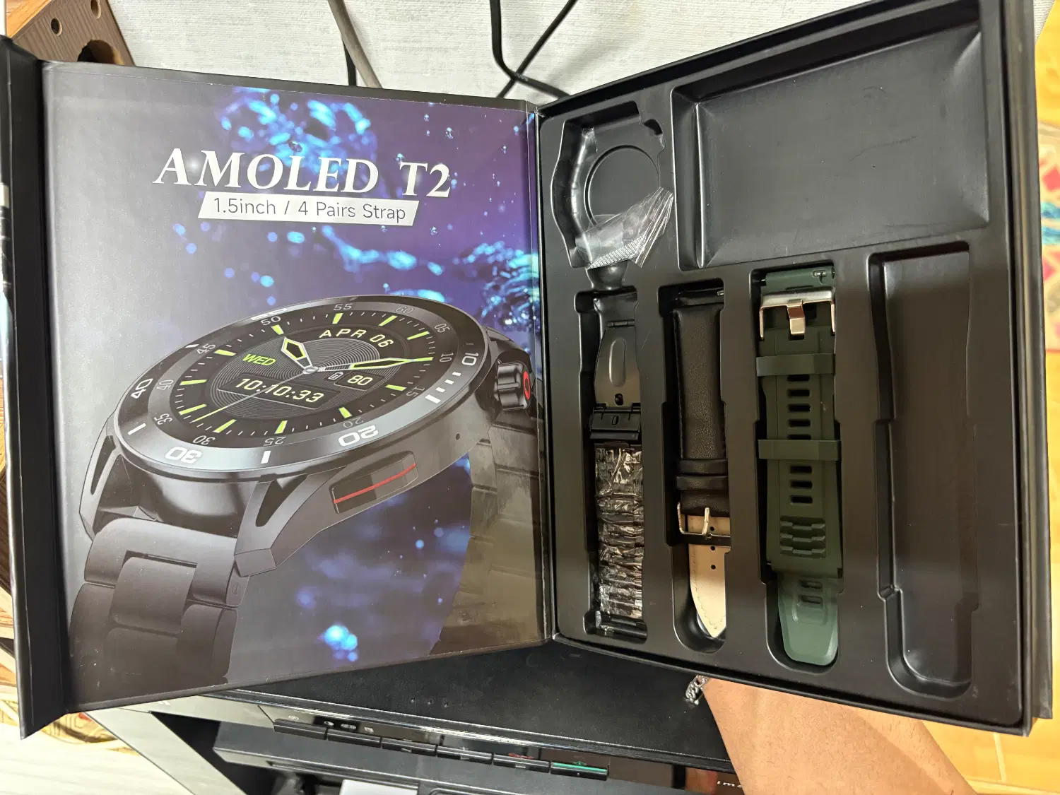 ساعت هوشمند تلزیل مدل AMOLED T2|ساعت|رشت, علی آباد|دیوار