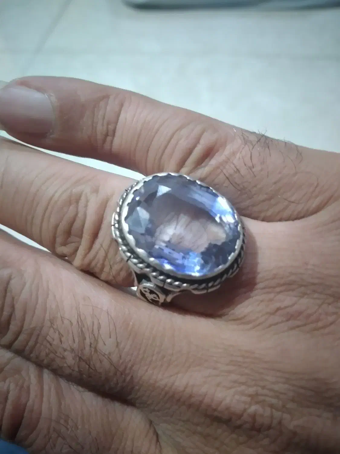 انگشتر توپاز سوئیسی|جواهرات|قم, دورشهر|دیوار