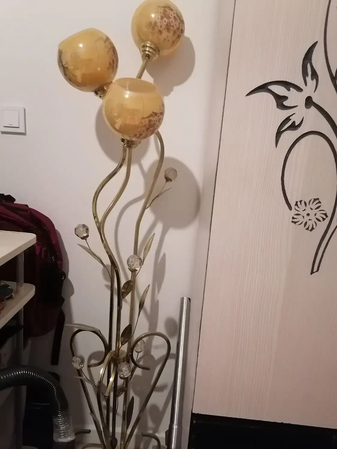 لوستر سه شاخه|لوستر و چراغ آویز|کیش, |دیوار