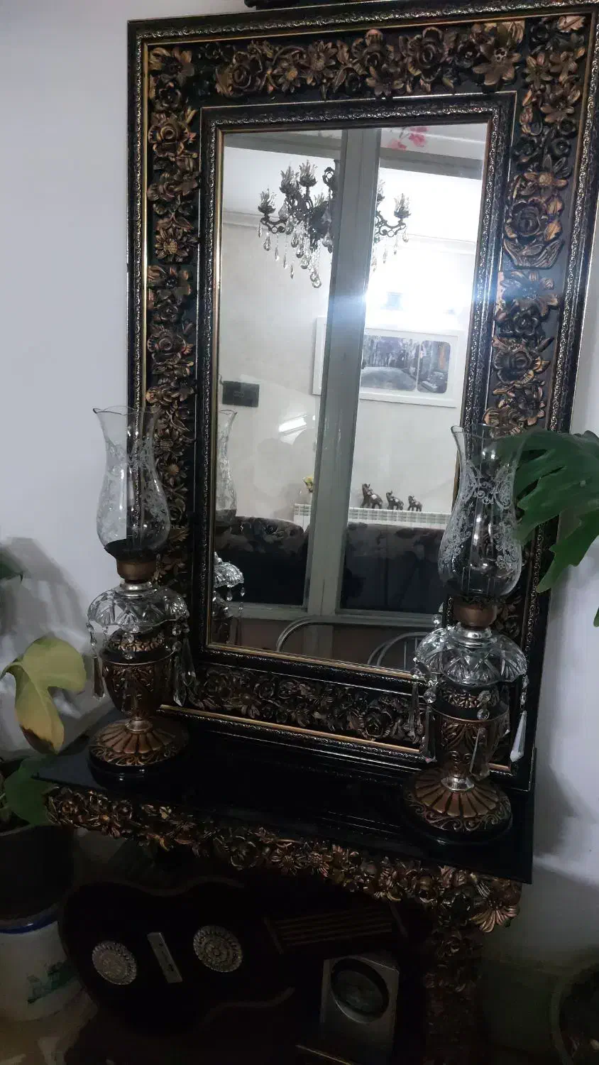 آینه و شمعدان|آینه|محلات, |دیوار