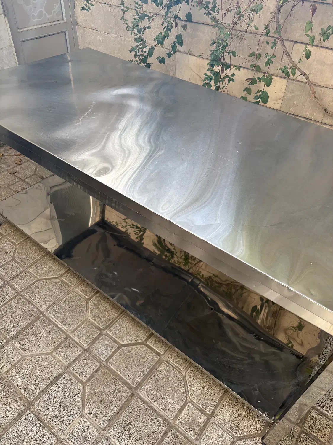 میز استیل ۱متر در ۲ متر|کافی‌شاپ و رستوران|مشهد, بهارستان|دیوار