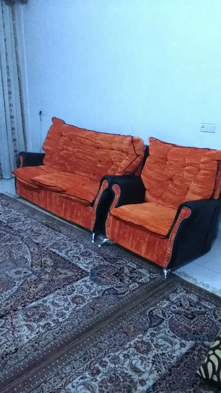 مبل هفت نفره ومیز عسلی|مبلمان خانگی و میز عسلی|کرمانشاه, |دیوار