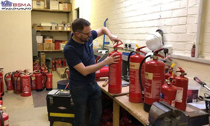 شارژ وفروش کپسول ۱ تا ۵۰ کیلویی اتش نشانی|ابزارآلات|شیراز, بالا کفت|دیوار