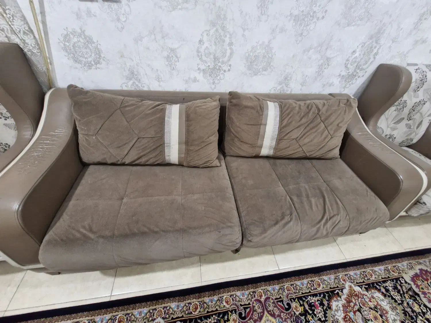 مبل هفت نفره ترک ،تختخواب شو|مبلمان خانگی و میز عسلی|اهواز, کوی قائم|دیوار