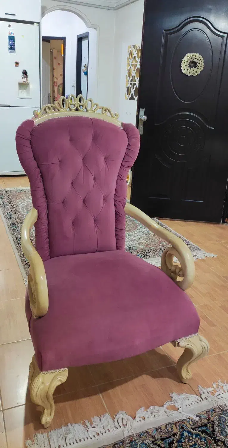 مبلمان ۷ نفره با چوب راش|مبلمان خانگی و میز عسلی|صومعهسرا, |دیوار