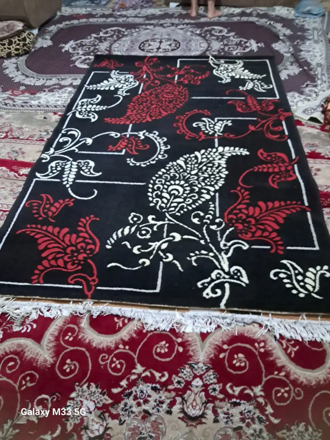 دو عدد قالیچه ماشینی|فرش|مشهد, کوشک مهدی|دیوار