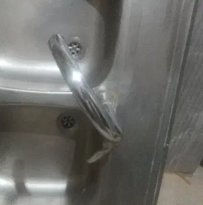 شیر آب همراه با سینک ظرفشویی دوقلو سالم و تمیز|لوازم سرویس بهداشتی|تهران, وصفنارد|دیوار