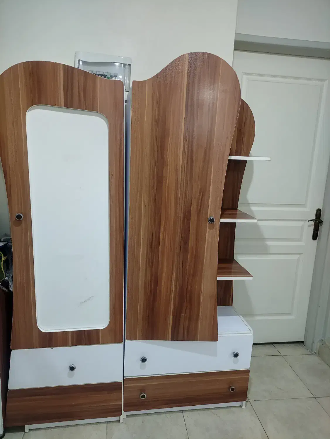 کمد لباس|جاکفشی، کمد، دراور|تبریز, |دیوار