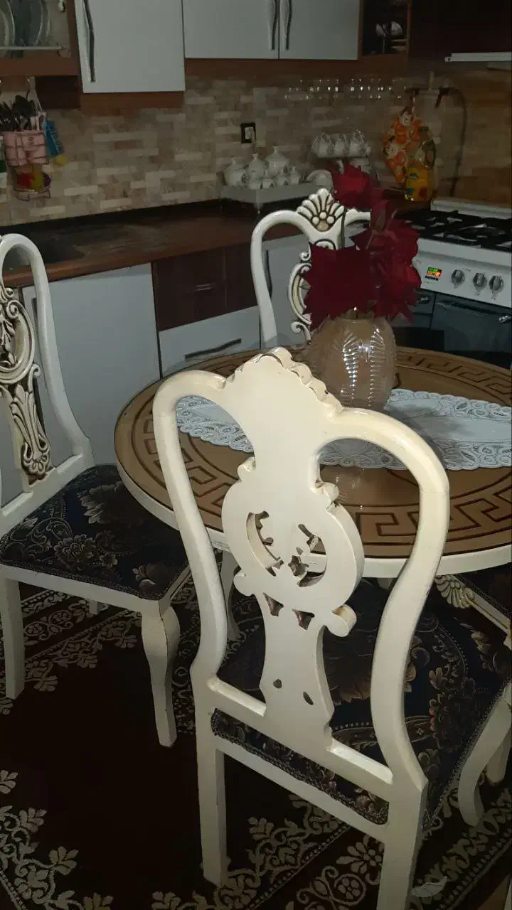 میزغذاخوری 4نفره|میز و صندلی غذاخوری|آبیک, |دیوار