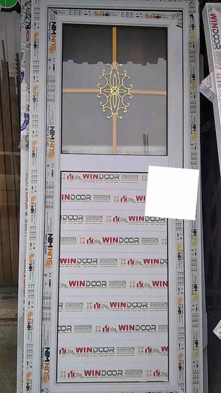 درو پنجره طرح upvcبهمراه شیشه دوجداره نو|مصالح و تجهیزات ساختمان|بابل, |دیوار