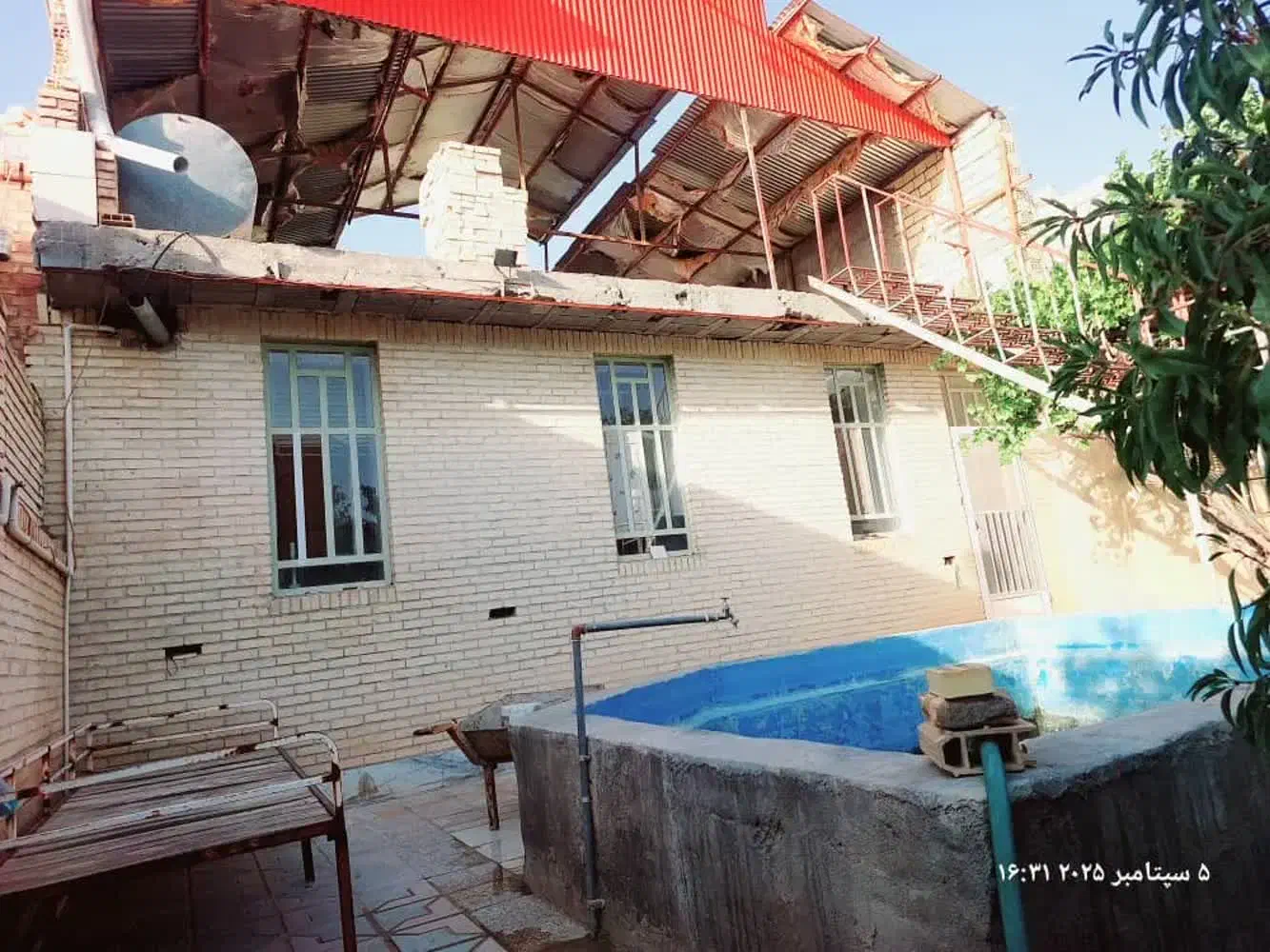 (فروش فوری)خانه باغ تنگ چنار|فروش خانه و ویلا|مهریز, |دیوار