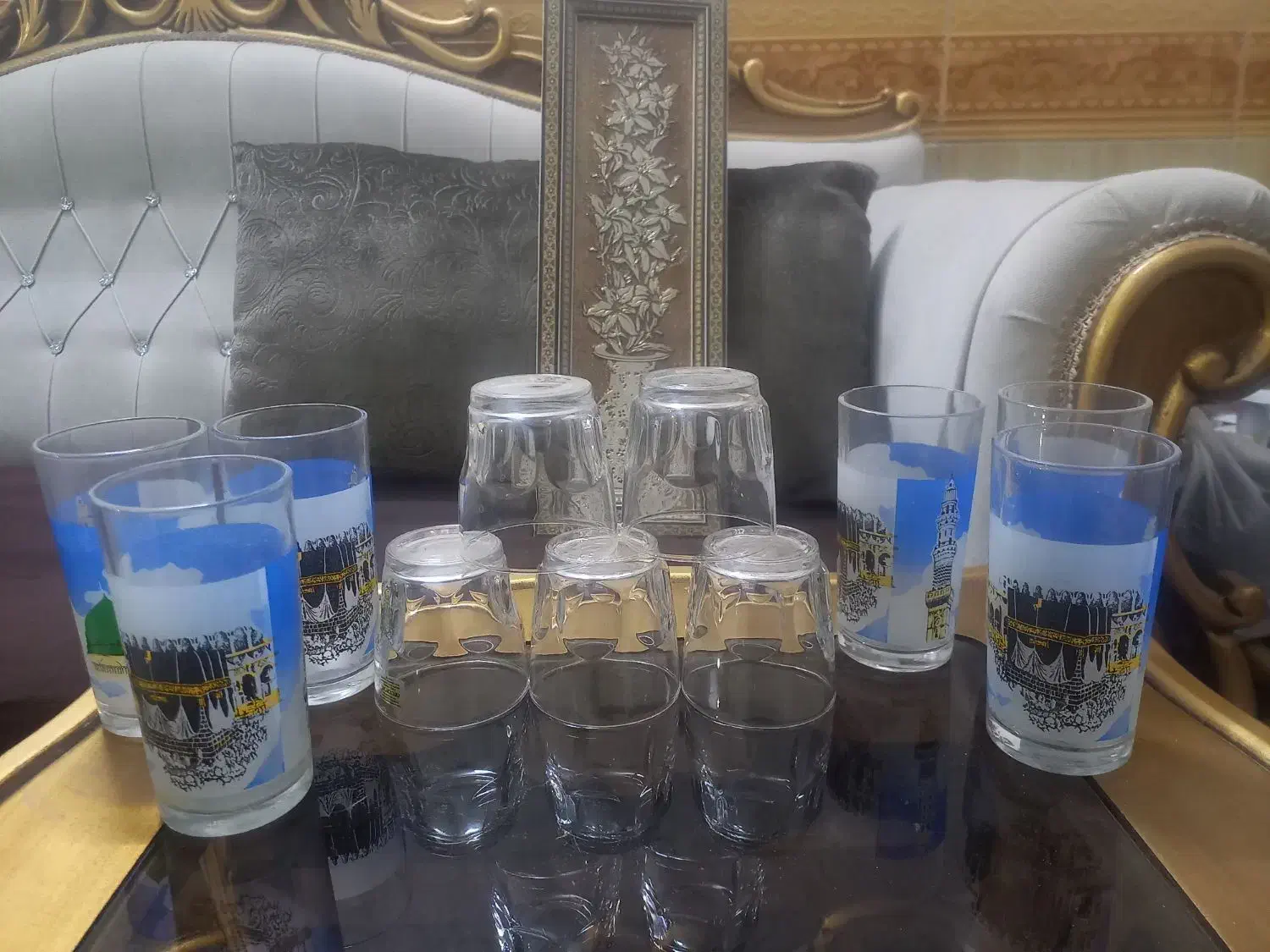 لیوان واستکان|ظروف سرو و پذیرایی|نیشابور, امام|دیوار